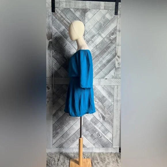 MICHAEL STARS NWOT FERNANDA CONVERTIBLE GAUZE DRESS - Picture 8 of 11